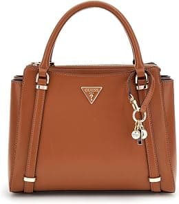GUESS Womens Daryna Double Compartment Satchel Handbag (pack of 1) - Best Deal Finder