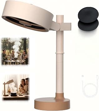 Mini Plug-In Desktop Air Purifier Cleaner Fan, Quiet Portable Range Hood with 2 Carbon Filters, Air Cleaner Exhaust Fan 3 Speed for Smoke Odor, Kitchen, Indoor BBQ, Hot Pot(Khaki) on Amazon.ae - Price Tracker