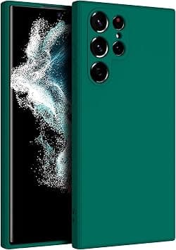Case for Samsung Galaxy S25 Ultra Soft Silicone Gel Rubber Cover Shockproof Matte Finish Back Cover Inner Fabric Lining with Camera Protection Case (Green, Samsung Galaxy S25 Ultra) on Amazon.ae - Price Tracker