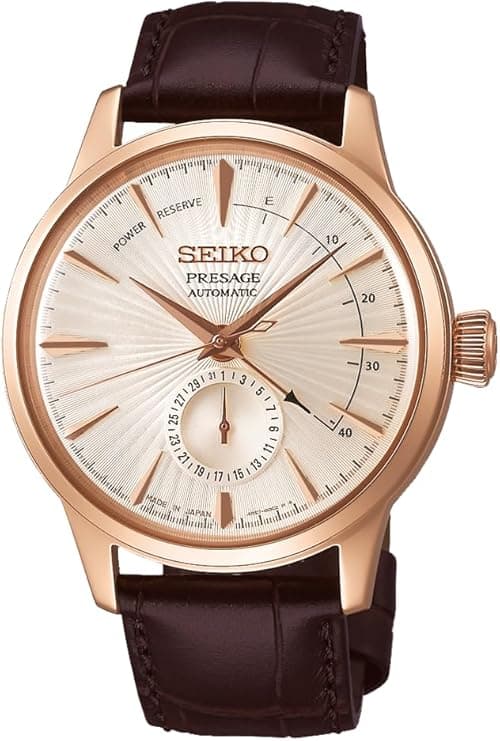 Seiko Watch Presage Cocktail Time Mechanical Automatic (Hand Winding Included) Men's on Amazon.ae - Price Tracker