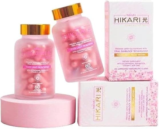 Beauty&U 1x Hikari Premium Japan Glutathione with Oral Sunblock and Whitening Formula - 60caps on Amazon.ae - Price Tracker