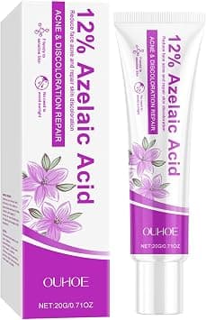 BURDEAN Azelaic Acid 12% Serum Cream, Azelaic Acid Serum with 12%, Vitamin C & Salicylic Acid for Face Care, Balances Skin Tone, Smoothing Skin and Blemish, Clears Pores,20 g/0.7 oz on Amazon.ae - Price Tracker