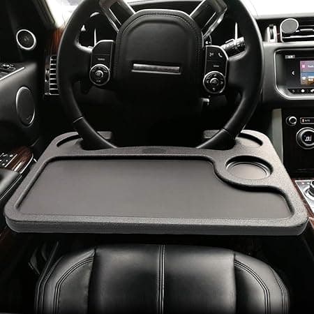 Car Steering Wheel Tray for Writing Laptop Dining Food Drink Work (Black) on Amazon.ae - Price Tracker
