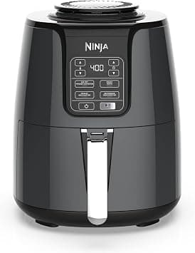 Ninja AF100C Air Fryer, 4 Litre Capacity, Non-Stick, Air Frying, Roasting, Warming, Dehydration, Charcoal (Canadian Version) على Amazon.ae - متتبع الأسعار
