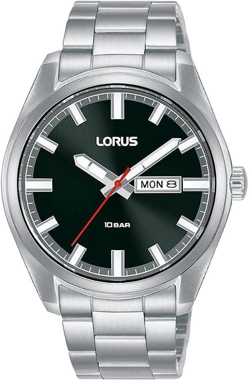 Lorus RH347AX9 Men's Analogue Quartz Watch with Metal Strap, black, Bracelet on Amazon.ae - Price Tracker