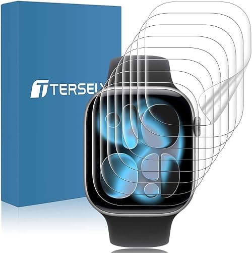 T Tersely 8 Pack Screen Protector for Apple Watch Series 11/10-42 MM on Amazon.ae - Price Tracker