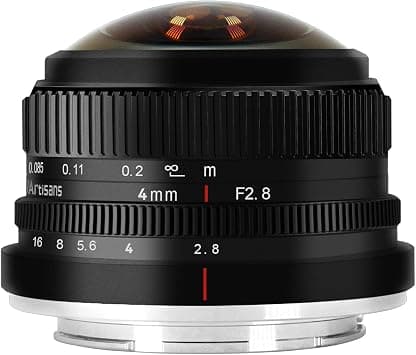 7artisans 7 4mm F2.8 Fisheye Ultra Wide Angle Lens Manual Focus Prime Lens Compatible for Sony E-Mount Mirrorless Camera A6300 A6400 A6500 NEX-3 NEX-3N NEX-5T NEX-5R A7 A7II A7RIII on Amazon.ae - Price Tracker