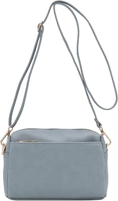 FashionPuzzle Triple Zip Small Crossbody Bag - Best Deal Finder