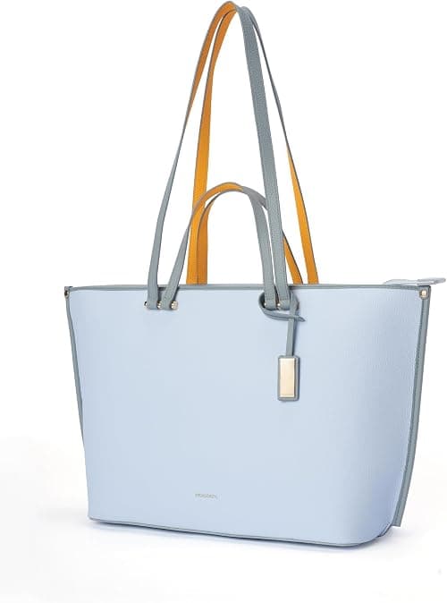 MOKOBARA The Belle Tote | Women Tote Bag For Office Use With Vegan Leather & Water Resistant Finish, Fits 16 inch Laptop, Multiple Compartments & Sturdy Base For Travel & Work on Amazon.ae - Price Tracker