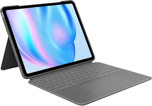 Logitech Combo Touch iPad Air 13-inch (M2 & M3)(2024 & 2025) Keyboard Case - Detachable backlit keyboard with kickstand, comfortable typing, multi-use mode - ARA Layout - Oxford Grey on Amazon.ae - Price Tracker