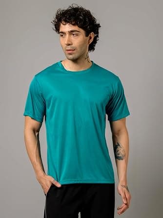 FUSEFIT Regular Fit Dry-Fit Round Neck Gym & Training Sports wear Tshirt for Men on Amazon - Best Deal Finder