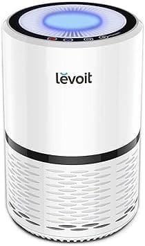 Levoit Air Purifier for Home, H13 True HEPA Filter for Allergies and Pets, Dust, Mold, and Pollen, Smoke and Odour Eliminator, Cleaner for Bedroom with Optional Night Light, LV-H132, White - Amazon.ae Price Tracker