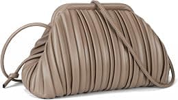 GLITZALL Clutch Purse and Dumpling Bag for Women,Designer Cloud Handbag and Ruched Bag with Detachable Shoulder Strap - Best Deal Finder