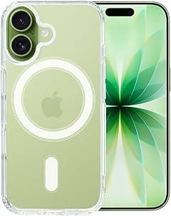 Phone Case Compatible with Iphone 17 Crystal Clear Design, Built-in Magnetic Ring, Anti-Yellowing Technology, Scratch Resistance, Shock & Drop Protection - Amazon.ae Price Tracker