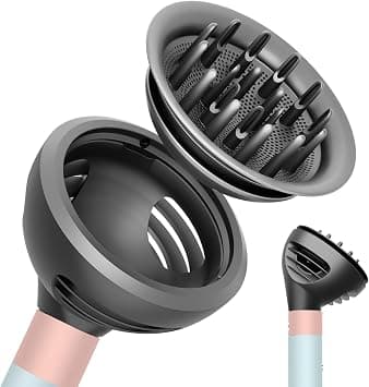 Wave Curl Diffuser for Dyson Airwrap – Dome and Diffuse Modes for Curl Wave Hair, Hair Diffuser Attachment Compatible with Airwrap Styler HS01/05 - متتبع أسعار Amazon.sa