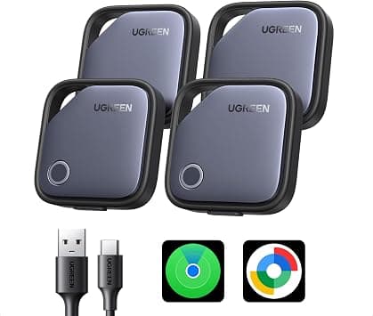 UGREEN FineTrack Duo Smart Tracking Bluetooth Tracker, for Apple Find My - متتبع أسعار Amazon.sa