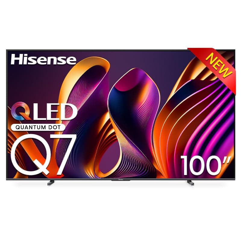 Hisense 100 Inch 4K 144Hz QLED VIDAA Dolby Atmos HDR VRR PRO-Full Array Local Dimming,Dolby Vision ,Freesync, Subwoofer,Youtube Netflix Disney+ Shahid Q7N 2 Years Warranty on Amazon.ae - Price Tracker