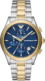 Emporio Armani Paolo AR11579 Men's Watch Quartz/Chrono Movement 42 mm Case Size with a Stainless Steel Bracelet - Best Deal Finder