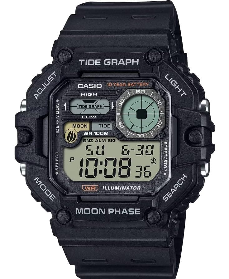 Casio Illuminator Tide Graph Moon Phase 10-Year Battery Digital Watch on Amazon.ae - Price Tracker