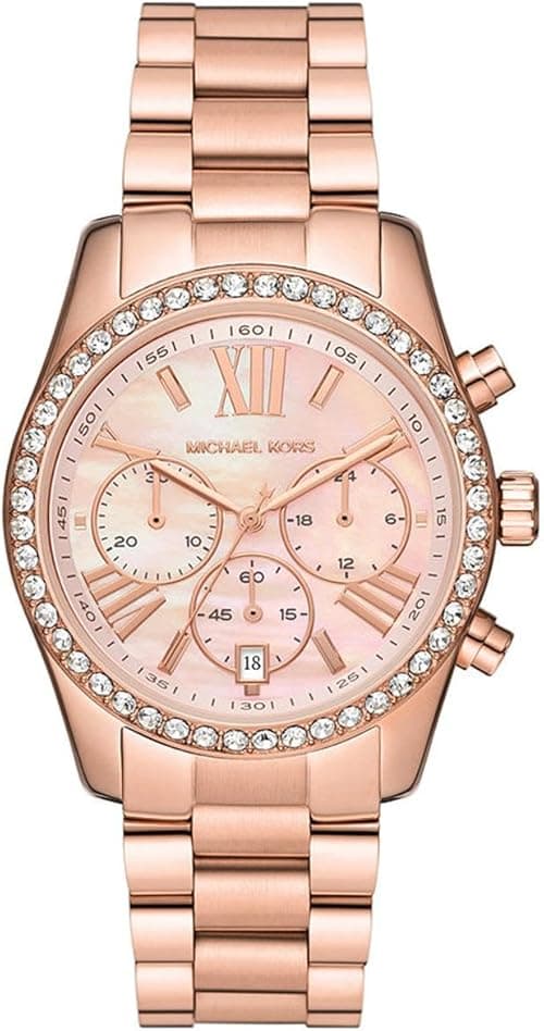 Michael Kors MK7242 Lexington Analogue for Women, Rose Gold on Amazon.ae - Price Tracker