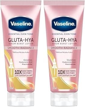 Vaseline Essential Even Tone Smooth Radiance Gluta-Hya Serum Burst Lotion Value Pack, 2 x 200 ml - Best Deal Finder