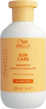 Wella Professionals Invigo Sun Care, After Sun Cleansing Shampoo, Gently Cleanses For All Hair Types, With Sun-Blend & Pro-Vitamin B5 To Deeply Hydrate, Protect & Repair Hair, 300ml - Best Deal Finder