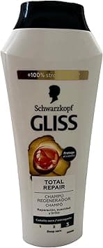Gliss Kur - Total Repair Schwarzkopf Shampoo for Dry Hair - 3 units of 250ml - Schwarzkopf on Amazon.ae - Price Tracker