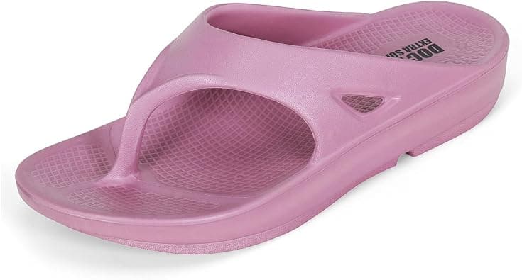 DOCTOR EXTRA SOFT Women's Classic Ultra Soft Flip Flops/Slippers with Cushion FootBed for Adult | Comfortable & Light Weight| Stylish & Anti-Skid| Waterproof & Everyday Slip-on for Ladies/Girls D-510 على Amazon.ae - متتبع الأسعار