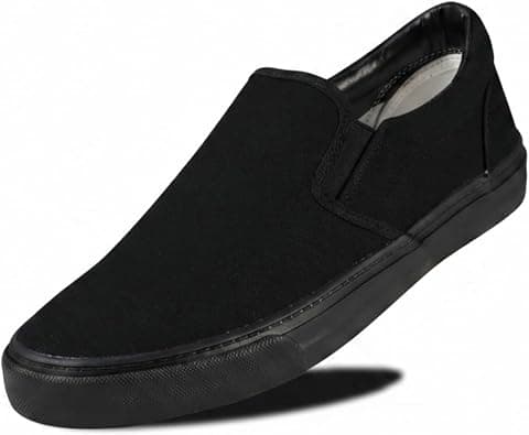 Men's Sneakers Classic Low Top Slip On Shoes Wide Canvas Skate Loafers Sneakers with Soft Insole Causal Dress Shoes for Men Comfortable Walking Shoes Slip on Sneakers for Men on Amazon.ae - Price Tracker