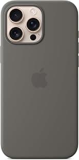 Apple iPhone 16 Pro Max Silicone Case with MagSafe - Stone Gray ​​​​​​​ - متتبع أسعار Amazon.sa