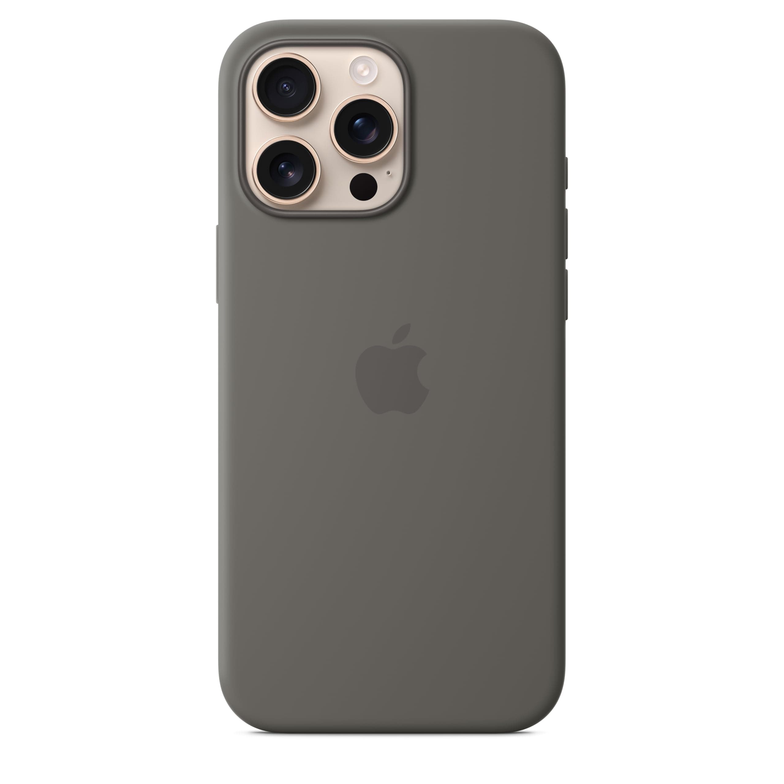 Apple iPhone 16 Pro Max Silicone Case with MagSafe - Stone Gray ​​​​​​​ on Amazon.ae - Price Tracker