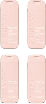 Monday Haircare Moisture Shampoo & Conditioner Travel Pack - 3 oz, 90 ML Travel Kit (2 x Shampoo, 2 x Conditioner) على Amazon.ae - متتبع الأسعار