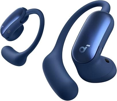 soundcore AeroFit 2 Pro by Anker, 2-in-1 Hybrid Earbuds with Awareness Mode and Focus Mode, Bluetooth 6.1, Hi-Res, LDAC, Spatial Audio, Al Clear Phone Calls, IP55, 34H Total Playtime (Blue) on Amazon.ae - Price Tracker