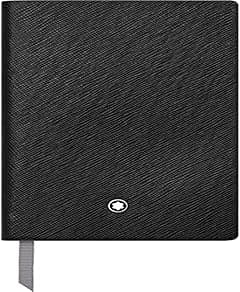 Montblanc Fine Stationery 118036 Notebook Black Leather Cover Lined Pages 14 x 9 cm - Amazon.ae Price Tracker