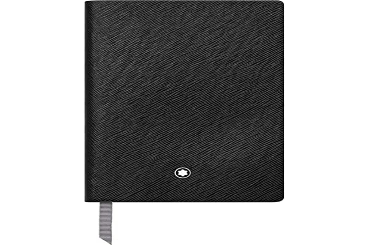 Montblanc Fine Stationery 118036 Notebook Black Leather Cover Lined Pages 14 x 9 cm on Amazon.ae - Price Tracker
