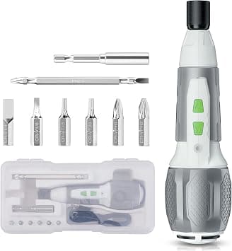 WORKPRO 4 V Cordless Screwdriver Set, Rechargeable Screwdriver with 7 Bits on Amazon.ae - Price Tracker