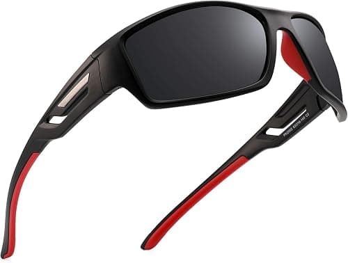 PUKCLAR Polarised Sports Sunglasses for Men Women - Lightweight TR90 Frame, UV400 Protection, Spring Hinges for Driving Cycling Running on Amazon - Best Deal Finder