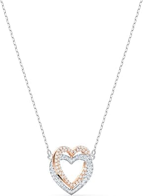 SWAROVSKI Women's Infinity Heart Jewelry Collections, Rose Gold Tone & Rhodium Finish, Clear Crystals - Best Deal Finder