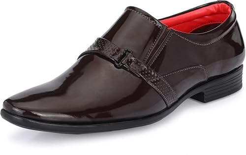Centrino 8231 mens Formal Shoe for Men | Soft Cushioned Insole for All-Day Comfort | Stylish & Elegant Design | Perfect for Office, Business casual & Formal Attire 8231-1_Black_7 على Amazon.ae - متتبع الأسعار