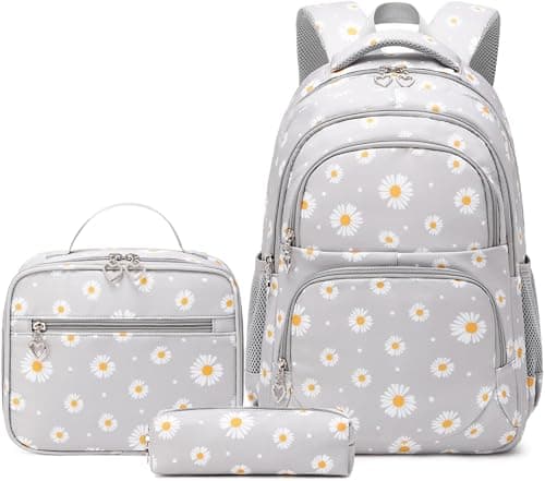 Girls Backpack Kids School Bookbag Set for Teen Girls Elementary Students Casual Back Pack with Lunch Box on Amazon.ae - Price Tracker