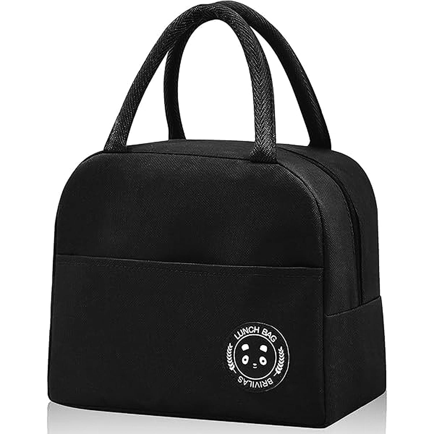 Tediline Lunch Bag Plain Black Reusable Insulated, Waterproof Bag for Kids or Adults, Perfect for Lunch Boxes, Tiffin Boxes, Picnics, Work, or School on Amazon.ae - Price Tracker