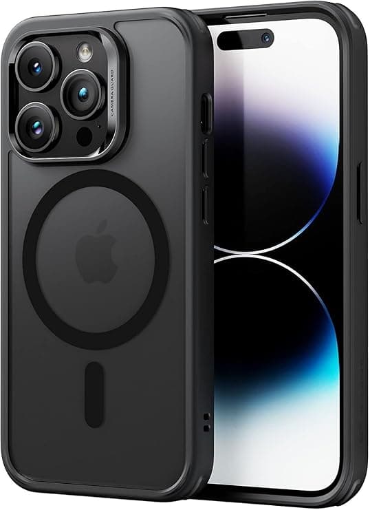 ESR for iPhone 14 Pro Max Case, MagSafe Phone Case Supports Magnetic Wireless Charging, Shockproof Military-Grade Protection, Scratch-Resistant Back, Classic Hybrid Cover for iPhone 14 Pro Max, Black on Amazon.ae - Price Tracker