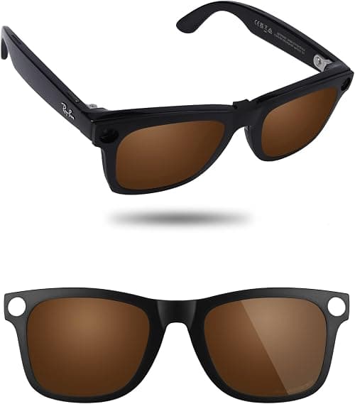 Fiskr Polarized Clip-On Sunglass Compatible with Ray-Ban Meta Wayfarer RW4006 & Gen 2 RW4012 (Size 50-22) - UV Protection on Amazon.ae - Price Tracker