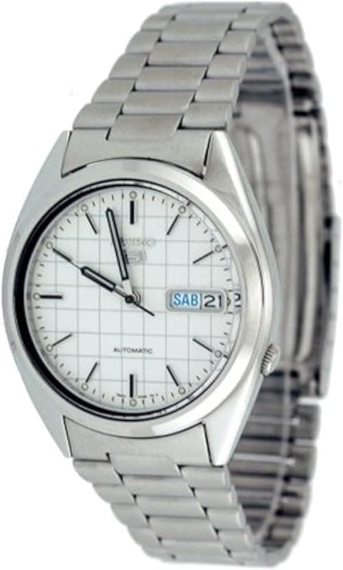 Seiko Mens SNXF05 Seiko 5 Automatic Steel Watch, Automatic Watch on Amazon.sa - Price Tracker