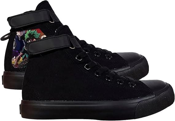 KPOP Mha Anime Shoes Merch Deku Bakugou Patterns Printing Sneakers Anime Cosplay High-Top Shoes على Amazon.ae - متتبع الأسعار