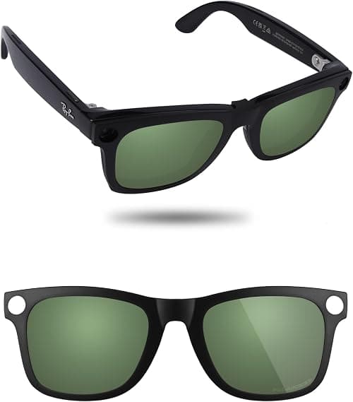 Fiskr Polarized Clip-On Sunglass Compatible with Ray-Ban Meta Wayfarer RW4006 & Gen 2 RW4012 (Size 50-22) - UV Protection on Amazon.ae - Price Tracker