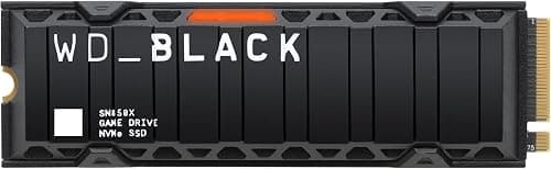 WD_BLACK Western Digital 1TB SN850X NVMe Internal Gaming SSD Solid State Drive with Heatsink - Works with Playstation 5, Gen4 PCIe, M.2 2280, Up to 7,300 MB/s - WDS100T2XHE على Amazon.ae - متتبع الأسعار