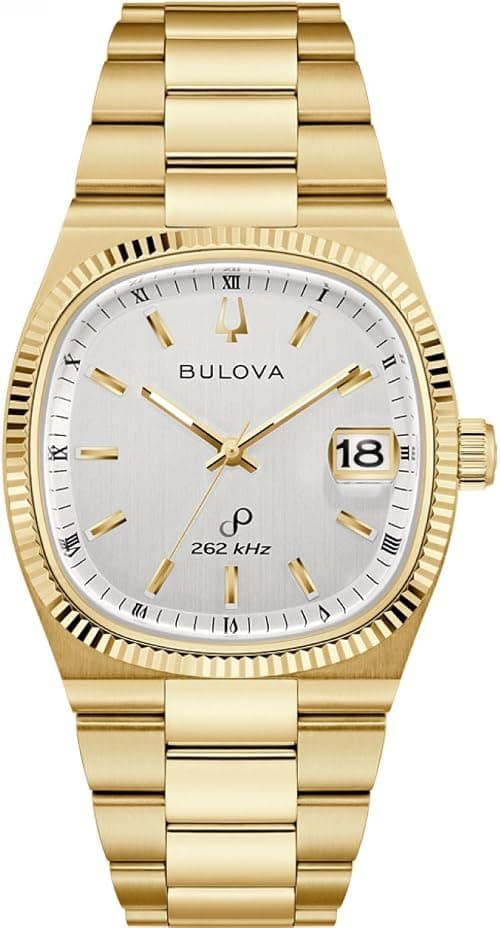 Bulova Super Seville Gold Men's Watch 97B223 Precisionist Steel case and Bracelet, bracelet على Amazon.ae - متتبع الأسعار