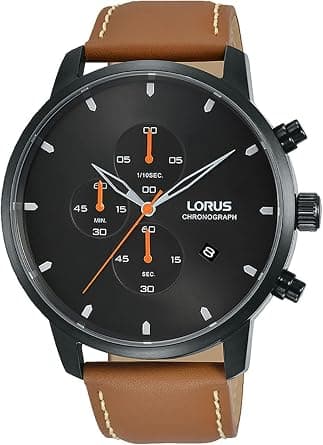 LorUS Classic Man Mens Analog Quartz Watch With Leather Bracelet Rm365Ex9 - Best Deal Finder