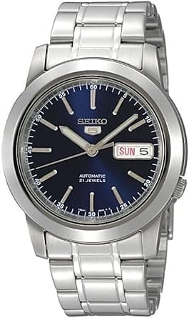 Seiko 5 Seiko FIVE Watch, Automatic Winding, Men's SNKE51J1 on Amazon.ae - Price Tracker